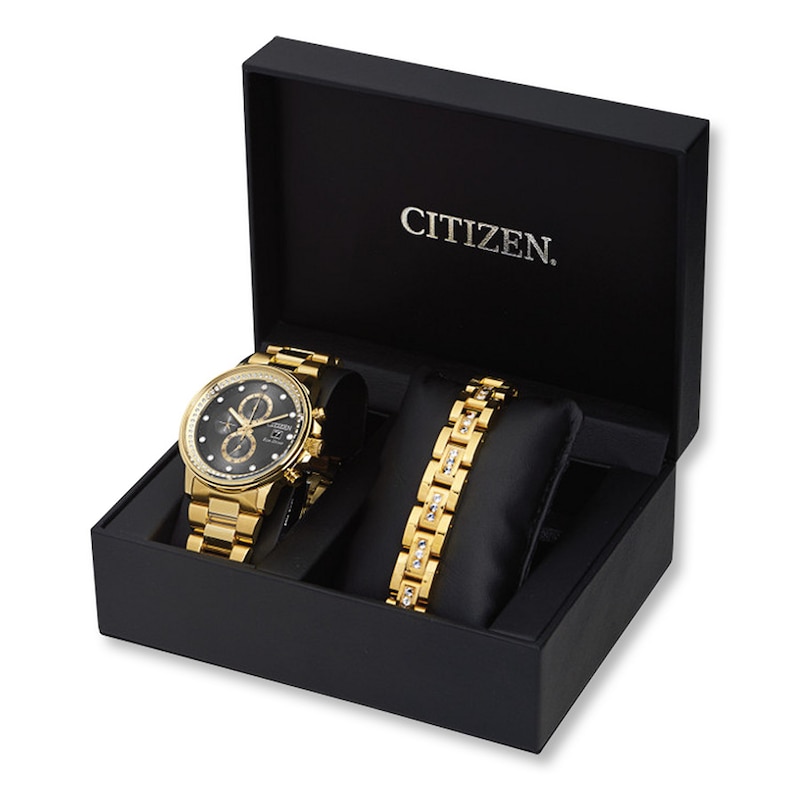 Main Image 2 of Previously Owned Citizen Men's Watch Boxed Set Nighthawk Chronograph FB3002-61E