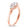 Thumbnail Image 2 of Previously Owned Diamond 3-Stone Ring 1 ct tw Round 14K Rose Gold