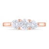 Thumbnail Image 3 of Previously Owned Diamond 3-Stone Ring 1 ct tw Round 14K Rose Gold