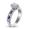 Thumbnail Image 2 of Previously Owned Vera Wang WISH Diamond & Blue Sapphire Engagement Ring 1 ct tw Round 14K White Gold