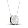 Thumbnail Image 2 of Previously Owned Lab-Created Diamond Necklace 7/8 ct tw Round 14K White Gold