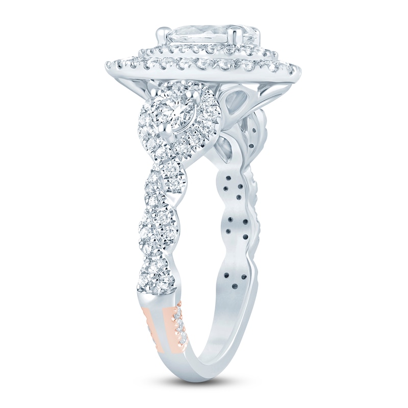 Main Image 2 of Previously Owned Pnina Tornai Diamond Engagement Ring 1-5/8 ct tw Pear/Round 14K White Gold