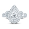 Thumbnail Image 3 of Previously Owned Pnina Tornai Diamond Engagement Ring 1-5/8 ct tw Pear/Round 14K White Gold