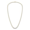 Thumbnail Image 2 of Previously Owned Lab-Created Diamond Tennis Necklace 7 ct tw Round 14K Yellow Gold