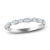 Thumbnail Image 1 of Previously Owned Diamond Anniversary Band 1/2 ct tw Round/Marquise 14K White Gold