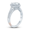 Thumbnail Image 2 of Previously Owned Pnina Tornai Lab-Created Diamond Engagement Ring 2-1/2 ct tw Pear/Round 14K White Gold