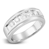 Thumbnail Image 2 of Previously Owned Men's Diamond Anniversary Ring 1 ct tw Round 14K White Gold