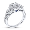 Thumbnail Image 3 of Previously Owned Vera Wang WISH 1-3/8 ct tw Diamond Engagement Ring 14K White Gold Ring