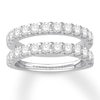 Thumbnail Image 1 of Previously Owned Diamond Anniversary Enhancer Band 1-1/2 ct tw Round 14K White Gold