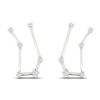 Thumbnail Image 1 of Diamond Gemini Constellation Earrings 1/8 ct tw Round 14K White Gold