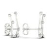 Thumbnail Image 3 of Diamond Gemini Constellation Earrings 1/8 ct tw Round 14K White Gold