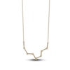 Thumbnail Image 2 of Diamond Pisces Constellation Pendant Necklace 1/6 ct tw Round 14K Yellow Gold