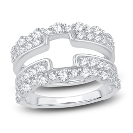 Diamond Anniversary Enhancer Band 1-1/2 ct tw Round 14K White Gold