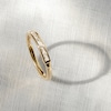 Thumbnail Image 3 of Juliette Maison Natural Peridot Baguette Bar Ring 10K Yellow Gold