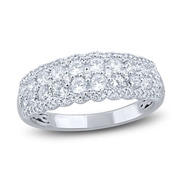 Diamond Anniversary Band 1-1/2 ct tw Round 14K White Gold