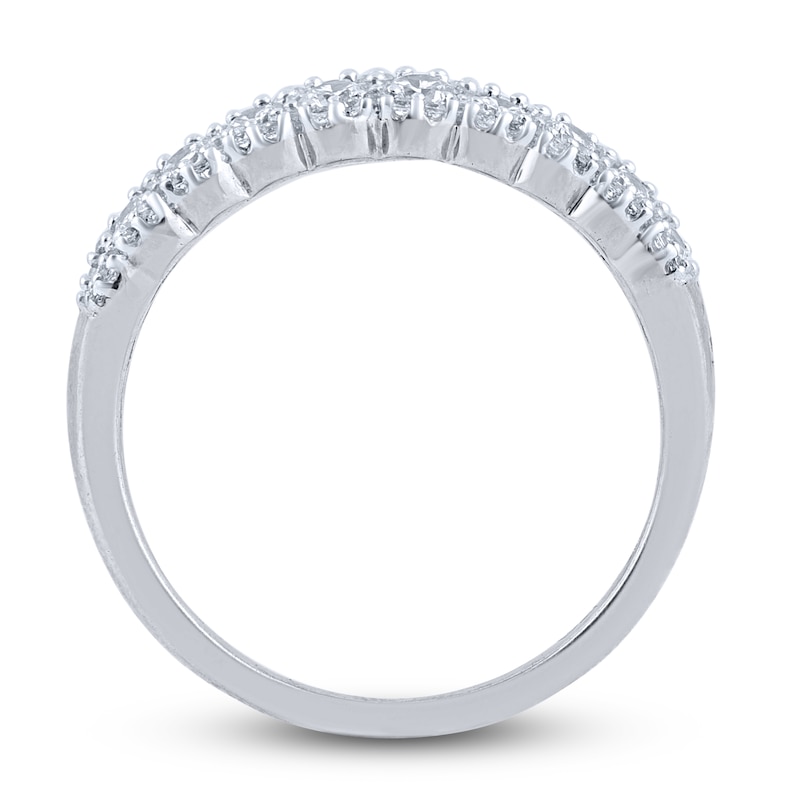 Main Image 2 of Diamond Anniversary Band 1-1/2 ct tw Round 14K White Gold