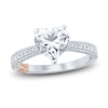 Thumbnail Image 0 of Pnina Tornai Diamond Heart Engagement Ring 2-1/3 ct tw Round 14K White Gold