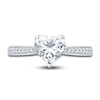 Thumbnail Image 2 of Pnina Tornai Diamond Heart Engagement Ring 2-1/3 ct tw Round 14K White Gold