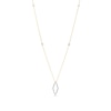 Thumbnail Image 1 of Kallati Diamond Necklace 1/3 ct tw Round 14K Yellow Gold