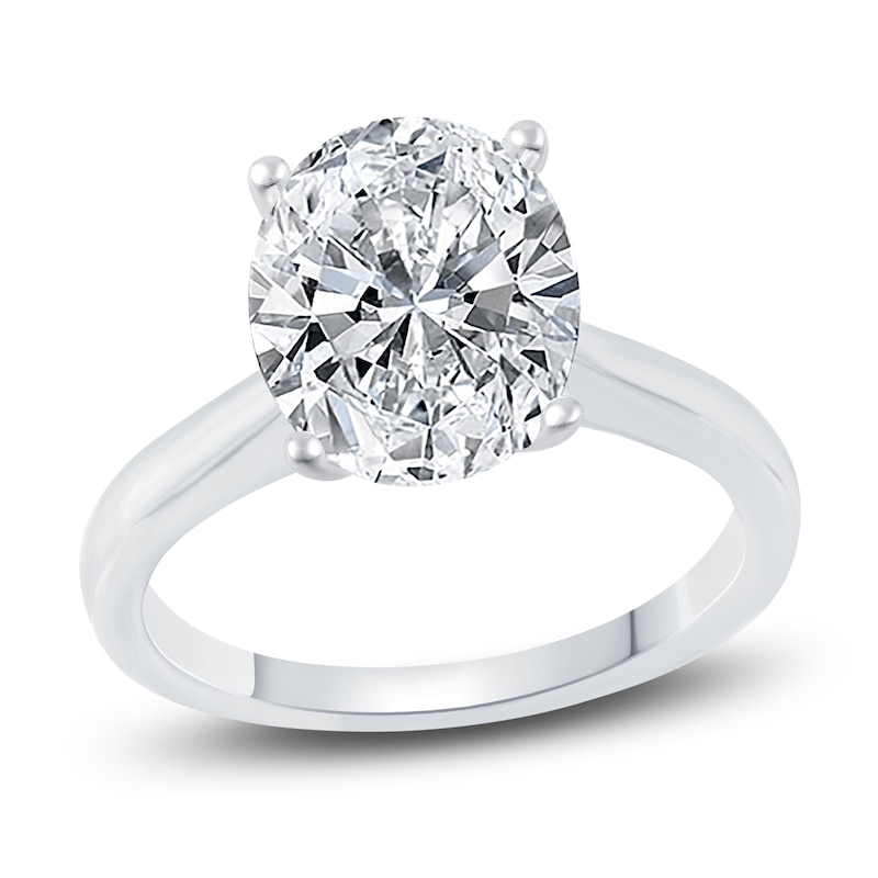 Solitaire Simulated Diamond Ring: Top Grade 1.25ct Engagement Ring