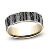 Thumbnail Image 1 of Men's Birch Wedding Band Titanium/14K Yellow Gold 7.5mm