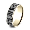 Thumbnail Image 2 of Men's Birch Wedding Band Titanium/14K Yellow Gold 7.5mm