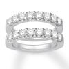 Thumbnail Image 1 of Diamond Anniversary Enhancer Band 2 ct tw Round 14K White Gold