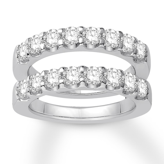 Diamond Anniversary Enhancer Band 2 ct tw Round 14K White Gold | Jared