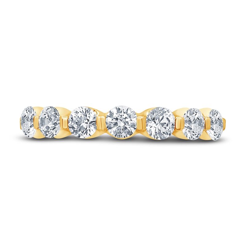 Main Image 3 of Diamond Anniversary Band 1 ct tw Round 14K Yellow Gold