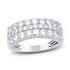 Thumbnail Image 1 of Diamond Multi-Row Anniversary Band 1-3/4 ct tw 14K White Gold