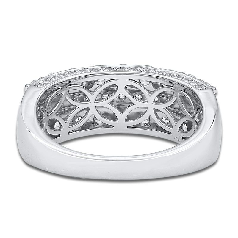 Main Image 3 of Diamond Multi-Row Anniversary Band 1-3/4 ct tw 14K White Gold