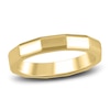 Thumbnail Image 1 of High-Polish Angled Wedding Band 14K Yellow Gold 3.50mm