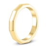 Thumbnail Image 2 of High-Polish Angled Wedding Band 14K Yellow Gold 3.50mm