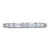 Thumbnail Image 3 of Baguette & Round Diamond Anniversary Ring 1/5 ct tw 14K White Gold