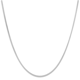 Solid Adjustable Diamond-Cut Curb Chain Necklace 1.4mm Sterling Silver 20&quot;