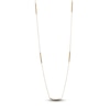 Thumbnail Image 1 of Italia D'Oro Bead Station Necklace 14K Yellow Gold 18&quot;