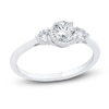 Thumbnail Image 1 of Diamond Engagement Ring 1/2 ct tw Round 14K White Gold