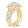 Thumbnail Image 2 of Diamond Bridal Set 3 ct tw Round 14K Yellow Gold