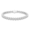 Thumbnail Image 1 of Diamond Tennis Bracelet 1/4 ct tw Round Sterling Silver 7"