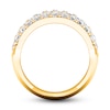 Thumbnail Image 3 of Lab-Created Diamond Pave Ring 3 ct tw Round 14K Yellow Gold