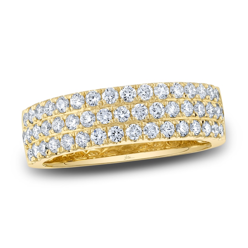 Main Image 1 of Shy Creation Diamond Ring 7/8 ct tw Round 14K Yellow Gold SC55022797V2