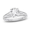 Thumbnail Image 1 of Lab-Created Diamond Engagement Ring 2-1/3 ct tw Round 14K White Gold