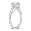 Thumbnail Image 2 of Lab-Created Diamond Engagement Ring 2-1/3 ct tw Round 14K White Gold