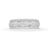 Thumbnail Image 4 of Kallati Diamond Ring 1/2 ct tw Round/Baguette/Princess 14K White Gold