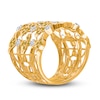 Thumbnail Image 2 of Kallati Natural Yellow Diamond Ring 1-1/4 ct tw Round 14K Yellow Gold