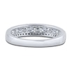 Thumbnail Image 3 of Black & White Diamond Anniversary Band 1/2 ct tw Round 14K White Gold