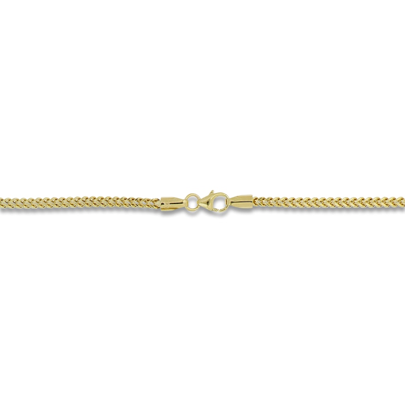 Main Image 2 of Hollow Franco Chain Necklace 14K Yellow Gold 20&quot; 2.4mm