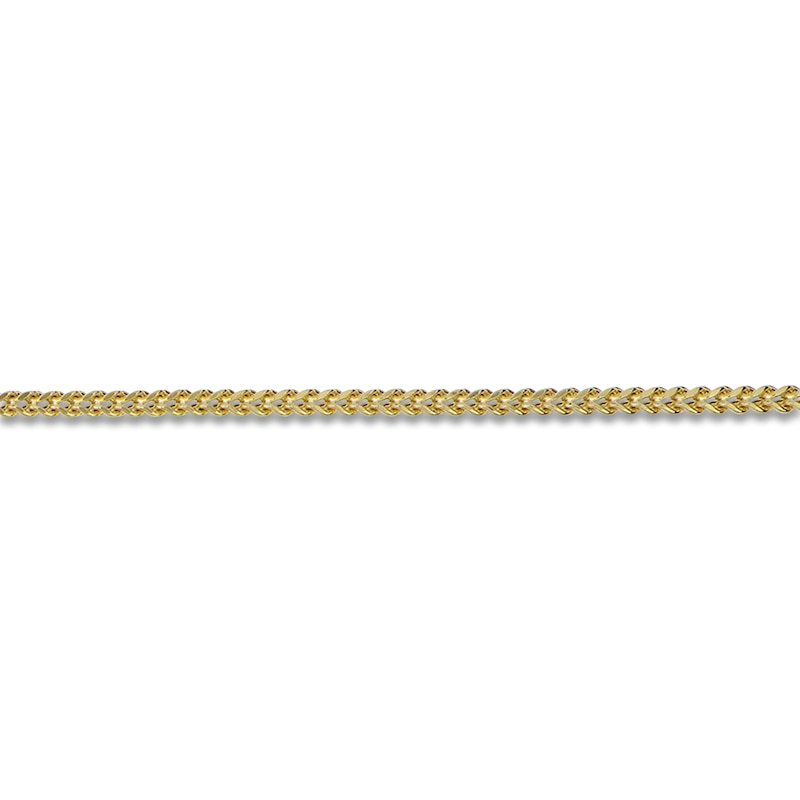 Main Image 3 of Hollow Franco Chain Necklace 14K Yellow Gold 20&quot; 2.4mm