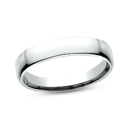 High-Polish Wedding Band 14K White Gold 4.5mm