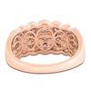 Thumbnail Image 3 of Pink & White Diamond Multi-Row Ring 1 ct tw 14K Rose Gold